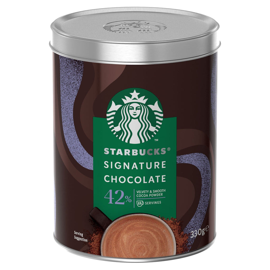 Order Starbucks - Signature Chocolate 42% Cocoa Powder -330g for LE 350.00 at Coffee & Cream, All your coffee needs in one place. Shop Coffee, Beans, Ground Coffee, Instant Coffee, Creamers, Coffee Machines, Blenders, and more. 50+ Brands Monin, Lavazza,