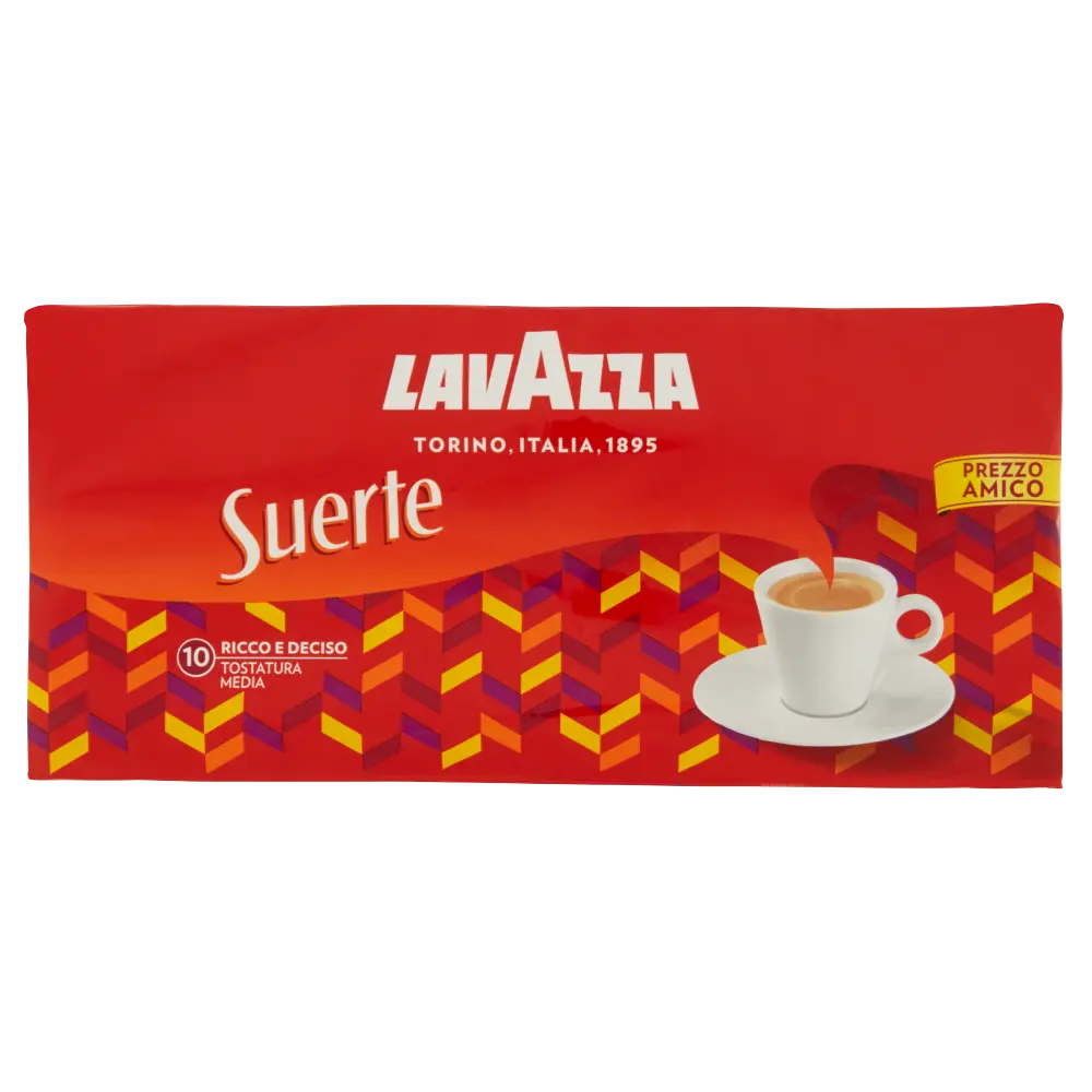 Lavazza Suerte Ground Coffee Espresso - 4 x 250g at Coffee & Cream Egypt