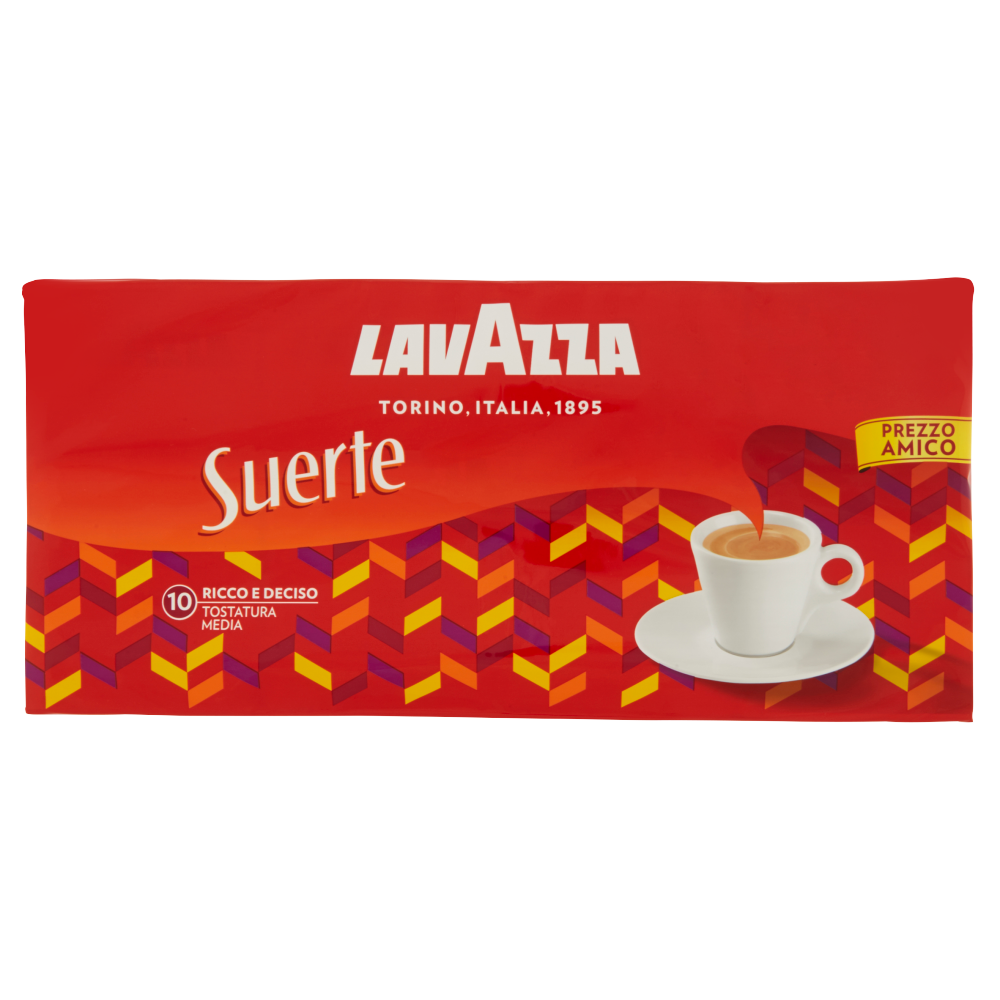 Order Lavazza - Suerte Ground Coffee Espresso - 4 x 250g for LE 599.00 at Coffee & Cream, All your coffee needs in one place. Shop Coffee, Beans, Ground Coffee, Instant Coffee, Creamers, Coffee Machines, Blenders, and more. 50+ Brands Monin, Lavazza, Star