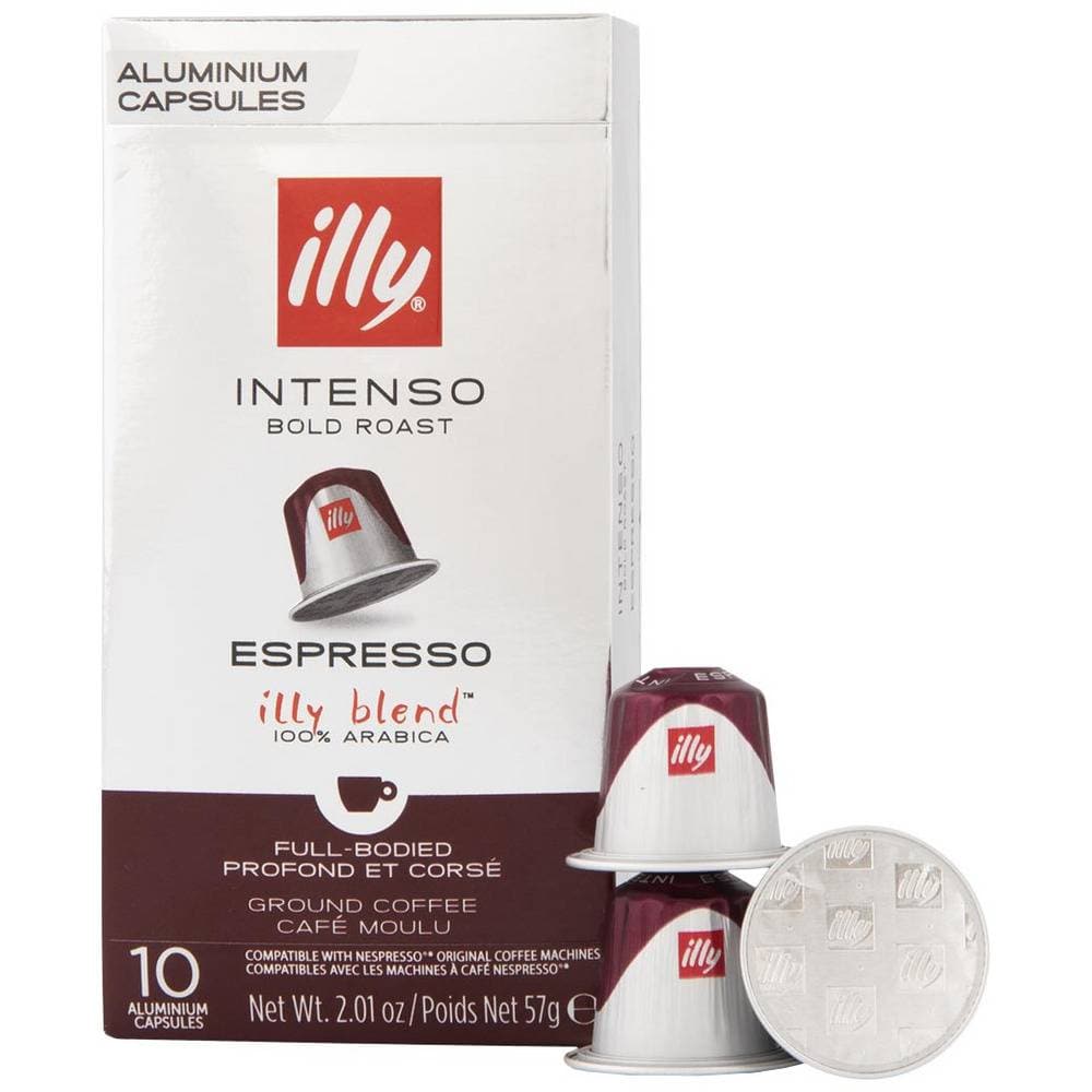 Order Illy - Intenso Espresso Compatible by Nespresso -10 capsules for LE 190 at Coffee & Cream, All your coffee needs in one place. Shop Coffee, Beans, Ground Coffee, Instant Coffee, Creamers, Coffee Machines, Blenders, and more. 50+ Brands Monin, Lavazza, Starbucks, Nespresso, Arzum, and more. Become your own Baristaeg at home. Delivers All over Egypt. Online payments available, and get your fengany coffee delivered to your home. Product Description: Intenso roast coffee has a full-bodied taste. It’s sli