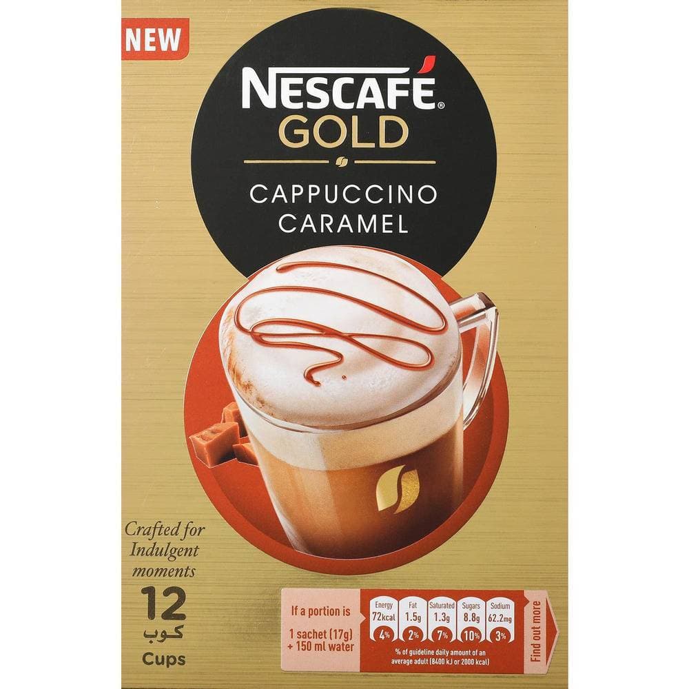 Nescafe Gold Cappuccino Caramel Single Sachet