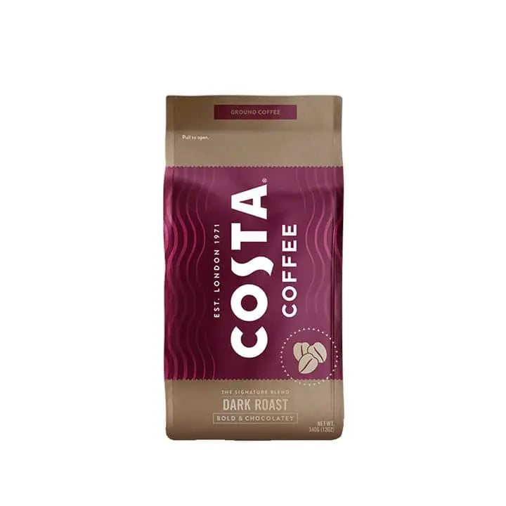Costa Coffee - Signature Blend Dark Roast Ground Espresso Coffee - 200g at Coffee & Cream Egypt