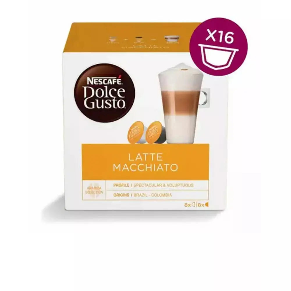 Nescafe Dolce Gusto Latte Macchiato Coffee Pods 16 Capsules