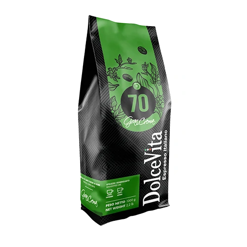 DolceVita - Gran Crema 70% Arabica Whole Coffee Beans - 1kg
