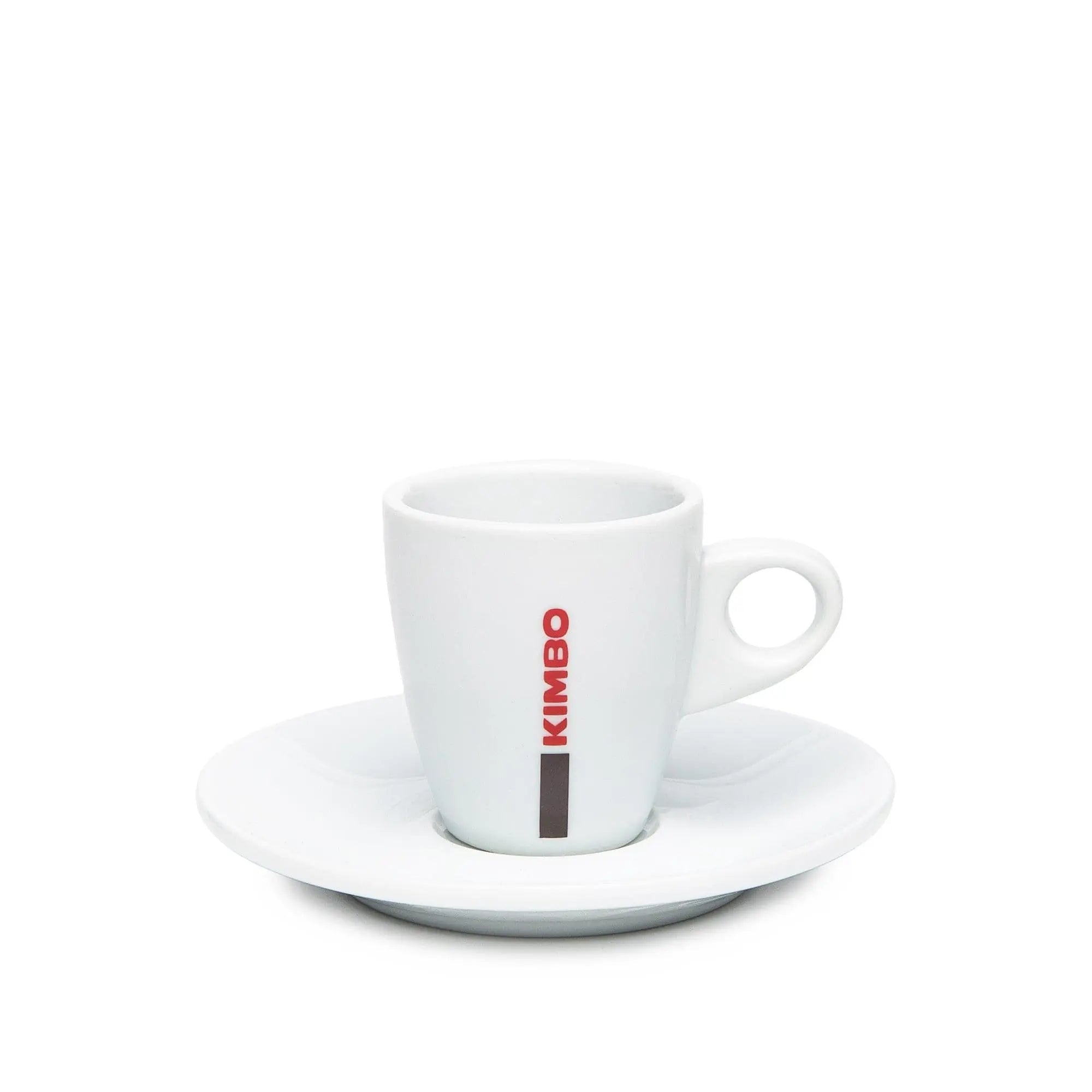 Kimbo - Espresso cups with saucers in porcelain - 60ml at Coffee & Cream Egypt