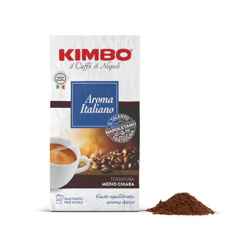 Kimbo - Aroma Italiano - Ground Espresso Coffee For Moka - 250g