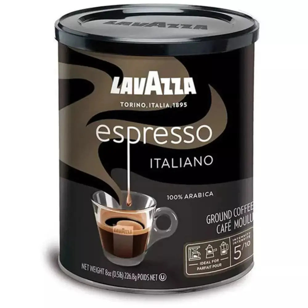 Lavazza Espresso Italiano Classico Ground Coffee Tin - 250g at Coffee & Cream Egypt