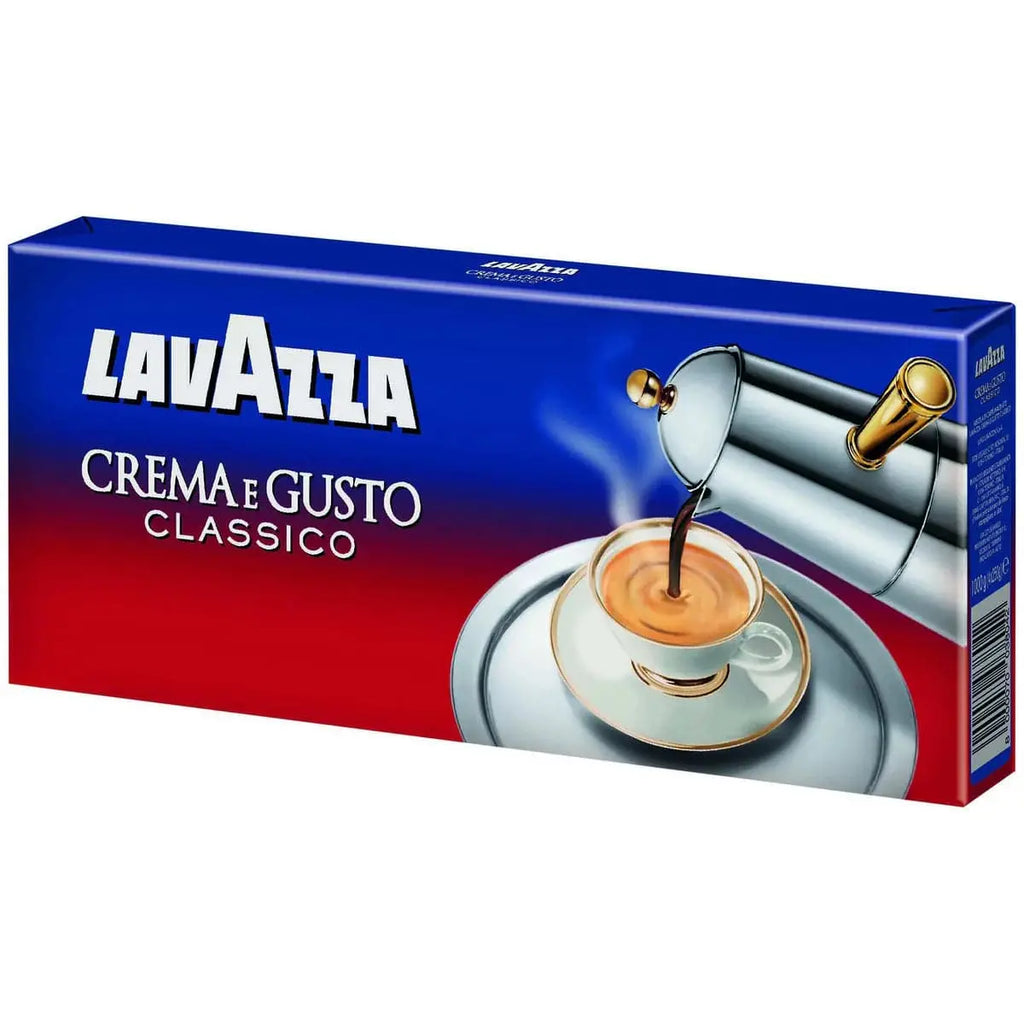 Order Lavazza - Crema e Gusto Classico ground coffee - 4 x 250g Package for LE 600.00 at Coffee & Cream, All your coffee needs in one place. Shop Coffee, Beans, Ground Coffee, Instant Coffee, Creamers, Coffee Machines, Blenders, and more. 50+ Brands Monin