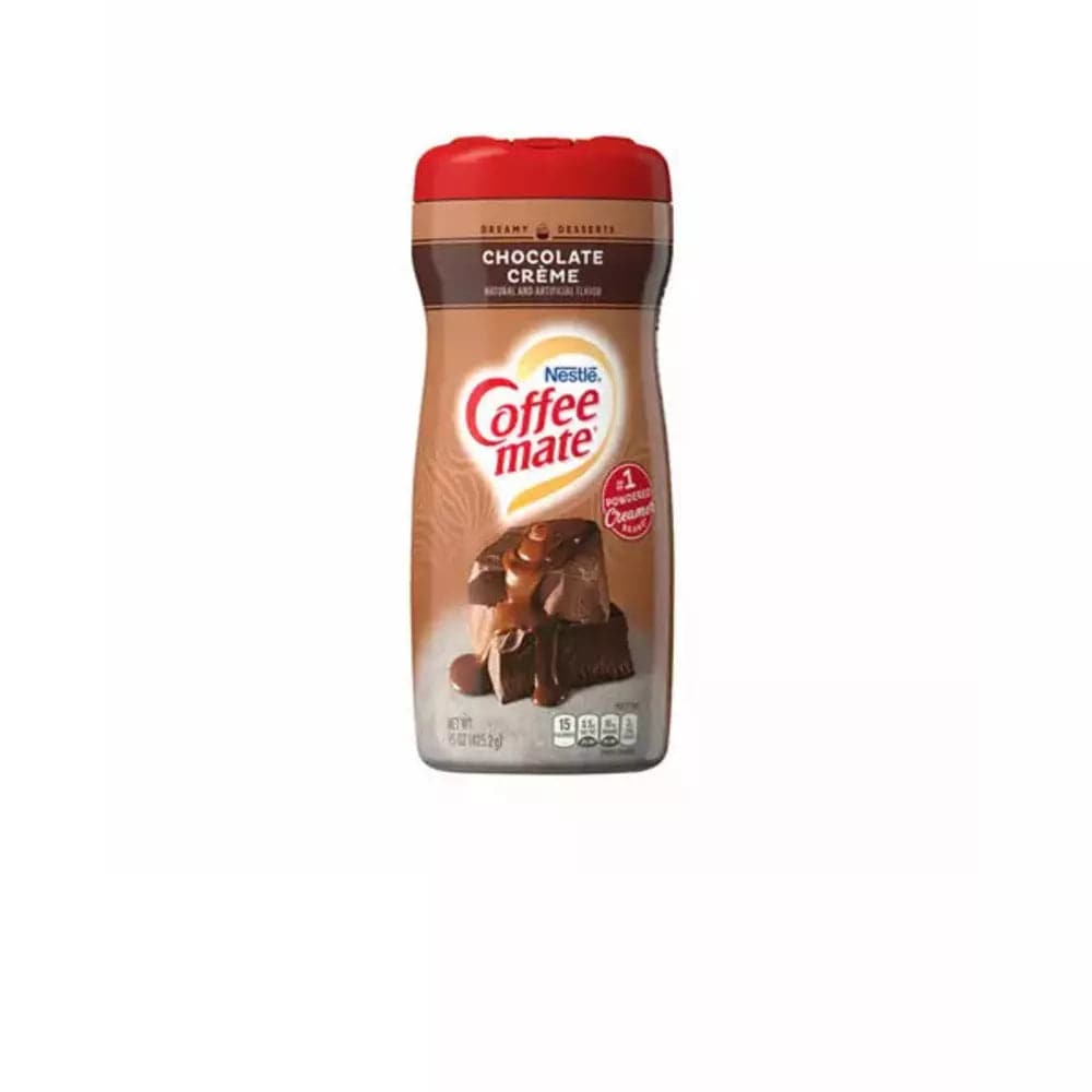 Order Nestle Coffee Mate - Chocolate Creme Powder 425.5 grams for LE 145 at Coffee & Cream, All your coffee needs in one place. Shop Coffee, Beans, Ground Coffee, Instant Coffee, Creamers, Coffee Machines, Blenders, Coffee Creamer and more. 50+ Brands Monin, Lavazza, Starbucks, Nespresso, Arzum, and more. Become your own Baristaeg at home. Delivers All over Egypt. Online payments available, and get your fengany coffee delivered to your home. Product Description: Transform your mediocre coffee into your perf