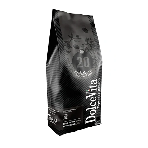 Order DolceVita - Ristretto 20% Arabica Whole Coffee Beans - 1kg for LE 580.00 at Coffee & Cream, All your coffee needs in one place. Shop Coffee, Beans, Ground Coffee, Instant Coffee, Creamers, Coffee Machines, Blenders, and more. 50+ Brands Monin, Lavaz