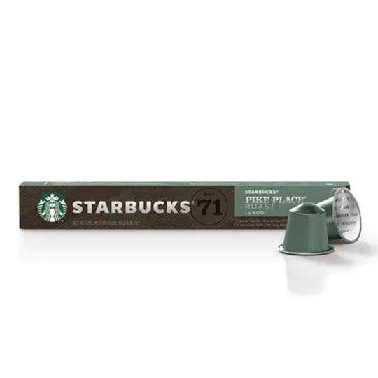 Starbucks Nespresso Compatible Pike Place - 10 Capsules at Coffee & Cream Egypt