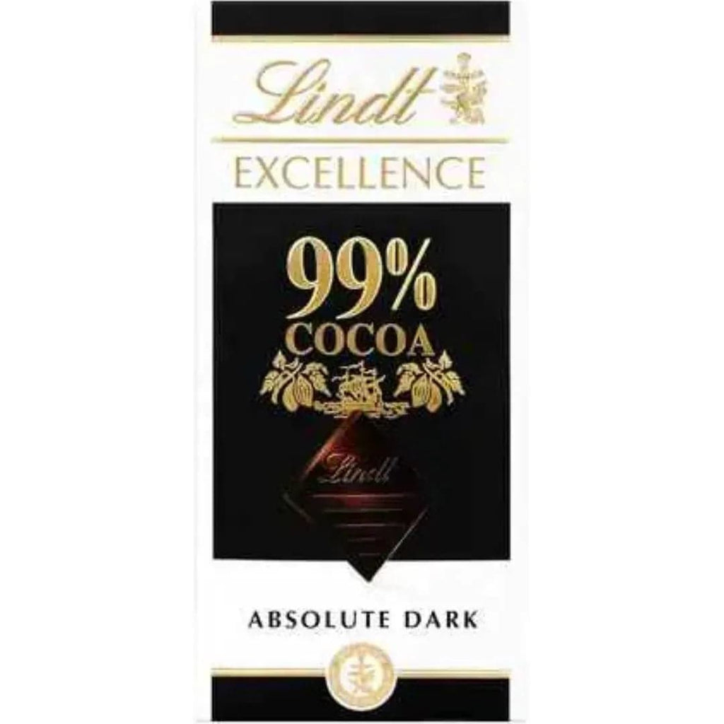 Lindt Excellence - 99% Cocoa Absolute Dark Chocolate - 50g