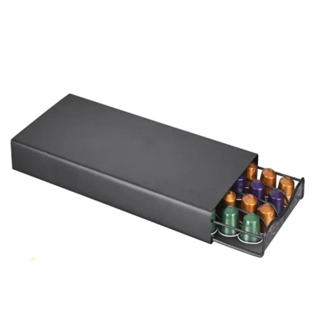 Order Oasiswj - Coffee Storage Drawer Organizer for 40 Coffee capsules - Iron+ for LE 650.00 at Coffee & Cream, All your coffee needs in one place. Shop Coffee, Beans, Ground Coffee, Instant Coffee, Creamers, Coffee Machines, Blenders, and more. 50+ Brand