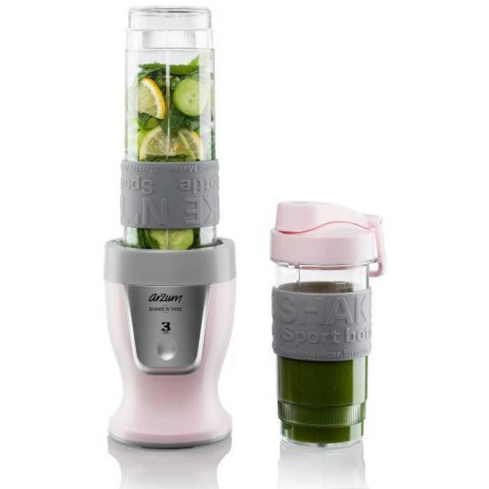 Order Arzum - Personal Blender -AR1032-Pink for LE 999 at Coffee & Cream, All your coffee needs in one place. Shop Coffee, Beans, Ground Coffee, Instant Coffee, Creamers, Coffee Machines, Blenders, Small Appliances and more. 50+ Brands Monin, Lavazza, Starbucks, Nespresso, Arzum, and more. Become your own Baristaeg at home. Delivers All over Egypt. Online payments available, and get your fengany coffee delivered to your home. Product Description: Arzum AR1032 Personal Blender features a mix of fruits and ve