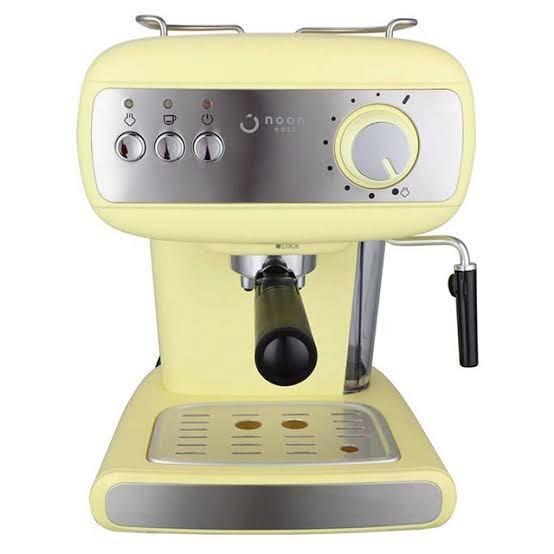 Noon East Manual Coffee Machine - Yellow