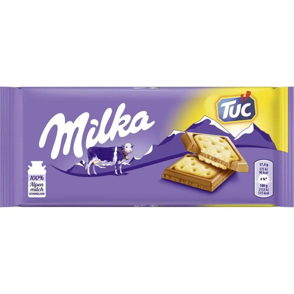 Milka - Milk Chocolate With Tuc - 87g at Coffee & Cream Egypt