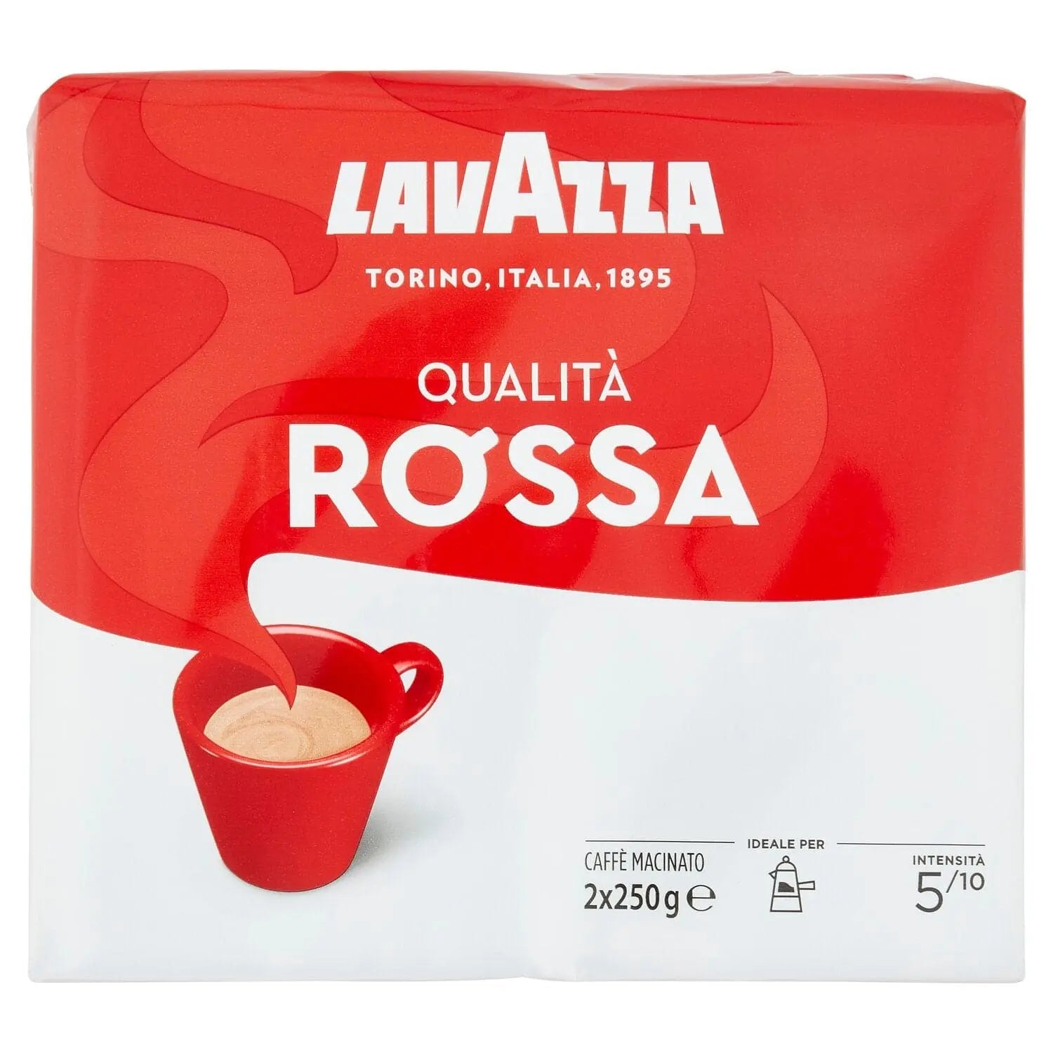 Order Lavazza - Qualità Rossa - 2 x 250g for LE 550.00 at Coffee & Cream, All your coffee needs in one place. Shop Coffee, Beans, Ground Coffee, Instant Coffee, Creamers, Coffee Machines, Blenders, and more. 50+ Brands Monin, Lavazza, Starbucks, Nespresso