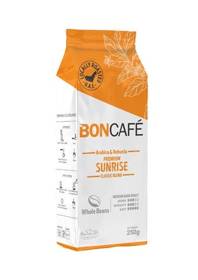 BonCafé SUNRISE – Whole Beans 250g
