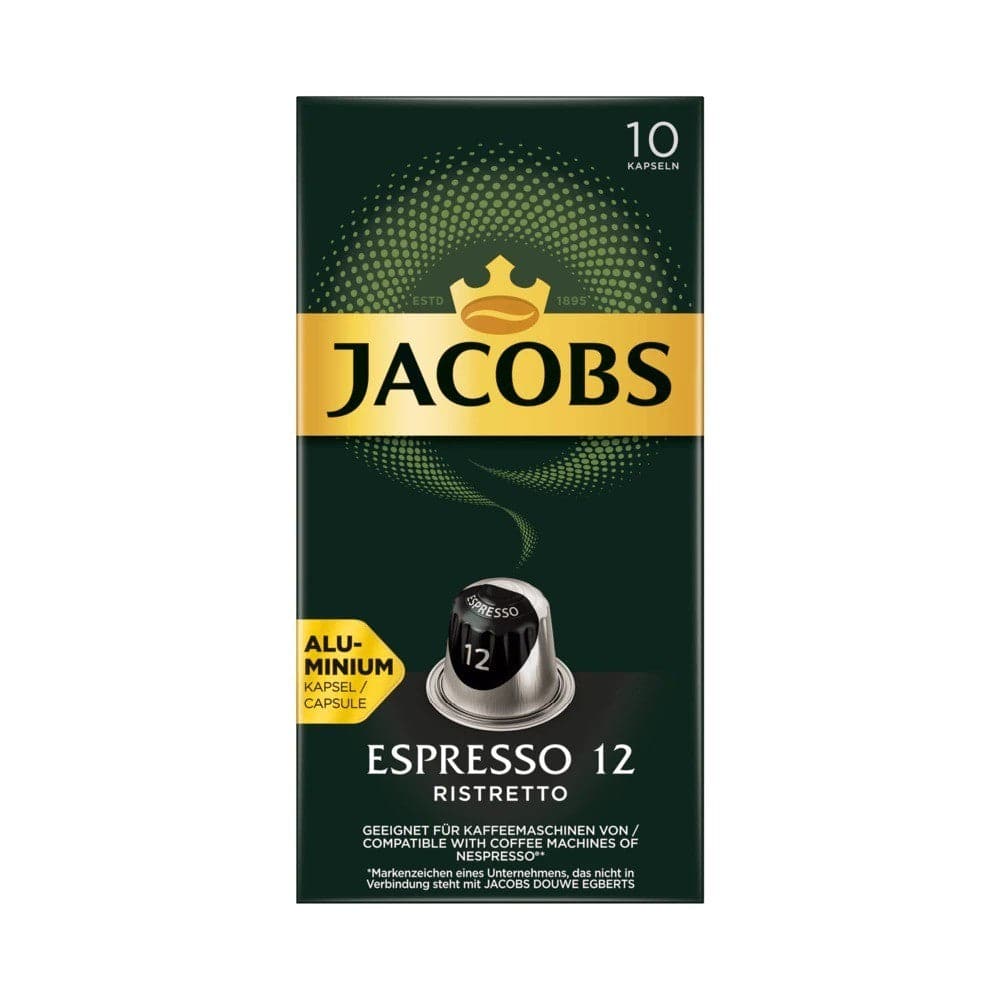 Order Jacobs - Ristretto Espresso 12 Nespresso Compatible - 10 capsules for LE 385.00 at Coffee & Cream, All your coffee needs in one place. Shop Coffee, Beans, Ground Coffee, Instant Coffee, Creamers, Coffee Machines, Blenders, and more. 50+ Brands Monin