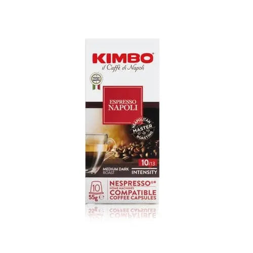 Order Kimbo - Espresso Napoli -10 capsules for LE 300.00 at Coffee & Cream, All your coffee needs in one place. Shop Coffee, Beans, Ground Coffee, Instant Coffee, Creamers, Coffee Machines, Blenders, and more. 50+ Brands Monin, Lavazza, Starbucks, Nespres