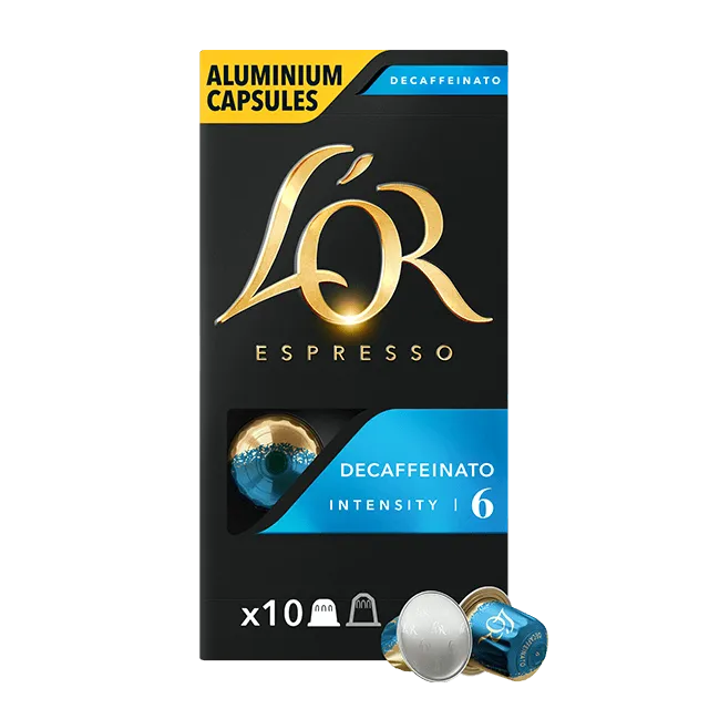 Order L'or - Decaffeinato 6 Compatible with Nespresso - 10 Capsules for LE 385.00 at Coffee & Cream, All your coffee needs in one place. Shop Coffee, Beans, Ground Coffee, Instant Coffee, Creamers, Coffee Machines, Blenders, and more. 50+ Brands Monin, La