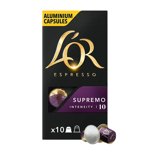 L'or - Supremo 10 Compatible with Nespresso - 10 Capsules