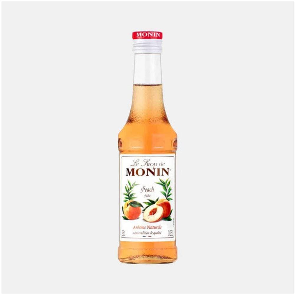 Order Monin - Peach Syrup - 250ml for LE 101.21 at Coffee & Cream, All your coffee needs in one place. Shop Coffee, Beans, Ground Coffee, Instant Coffee, Creamers, Coffee Machines, Blenders, and more. 50+ Brands Monin, Lavazza, Starbucks, Nespresso, Arzum, and more. Become your own Baristaeg at home. Delivers All over Egypt. Online payments available, and get your fengany coffee delivered to your home. Product Description: Monin Peach Syrup - 250ml