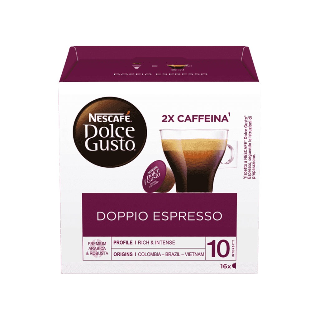 Nescafe Dolce Gusto - Doppio Espresso 2X Caffeina - 16 Capsules