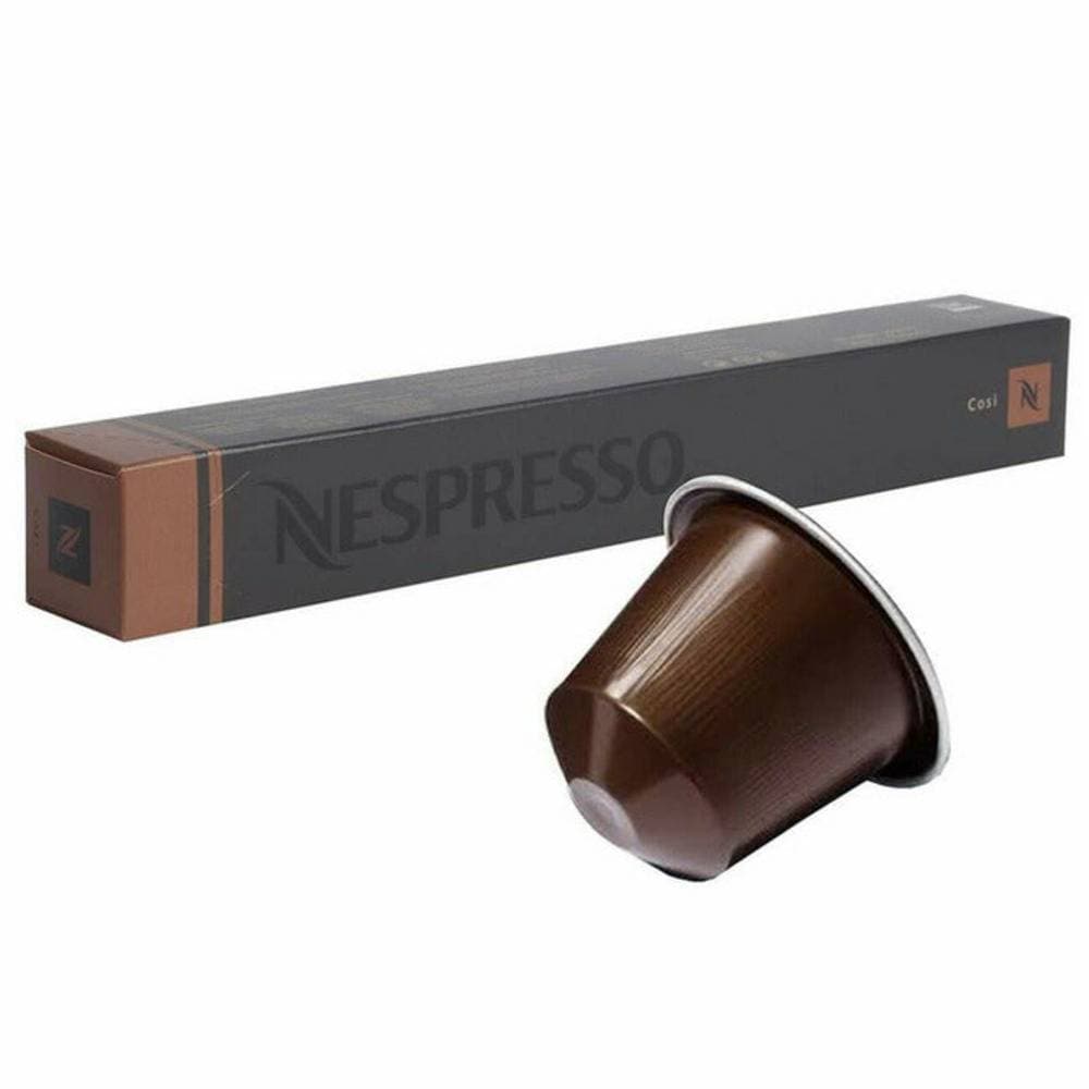 Order Nespresso - Cosi - 10 Capsules B.B 30.6 for LE 399.99 at Coffee & Cream, All your coffee needs in one place. Shop Coffee, Beans, Ground Coffee, Instant Coffee, Creamers, Coffee Machines, Blenders, Coffee and more. 50+ Brands Monin, Lavazza, Starbuck