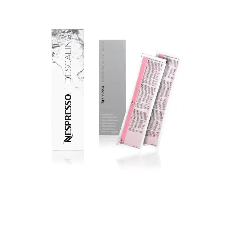 Order Nespresso - Descaling Solution, Fits all Models - 2 Packets for LE 890.00 at Coffee & Cream, All your coffee needs in one place. Shop Coffee, Beans, Ground Coffee, Instant Coffee, Creamers, Coffee Machines, Blenders, and more. 50+ Brands Monin, Lava