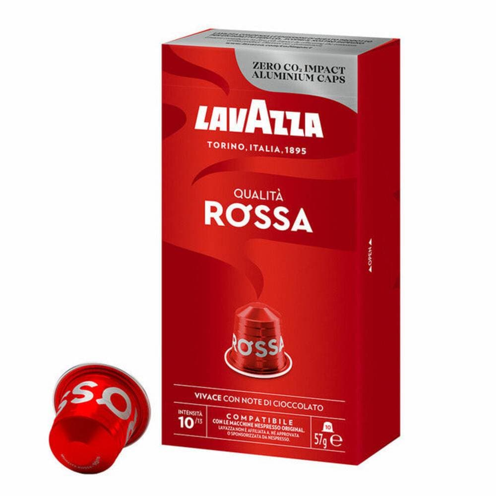 Order Lavazza Qualita Rossa - Nespresso Compatible - 10 capsules for LE 175 at Coffee & Cream, All your coffee needs in one place. Shop Coffee, Beans, Ground Coffee, Instant Coffee, Creamers, Coffee Machines, Blenders, Coffee and more. 50+ Brands Monin, Lavazza, Starbucks, Nespresso, Arzum, and more. Become your own Baristaeg at home. Delivers All over Egypt. Online payments available, and get your fengany coffee delivered to your home. Product Description: Compatability: Nespresso Compatible. Capsules Coun