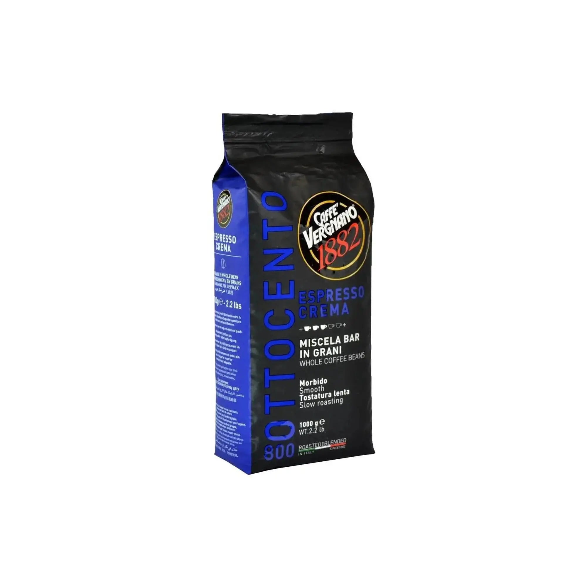 Caffè Vergnano - 800 Espresso Crema Whole Beans -1kg at Coffee & Cream Egypt