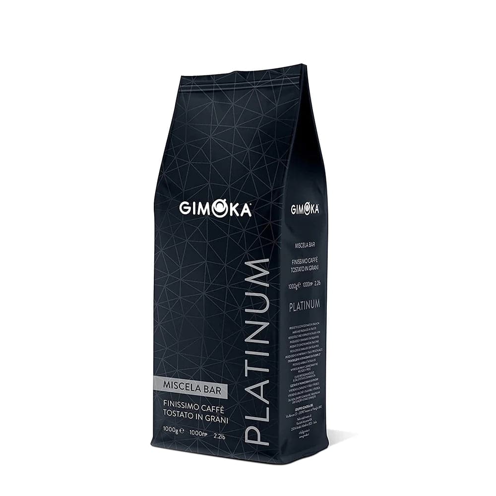 Order Gimoka - Platinum Miscela Bar Whole Coffee Beans - 1kg for LE 480.00 at Coffee & Cream, All your coffee needs in one place. Shop Coffee, Beans, Ground Coffee, Instant Coffee, Creamers, Coffee Machines, Blenders, and more. 50+ Brands Monin, Lavazza,