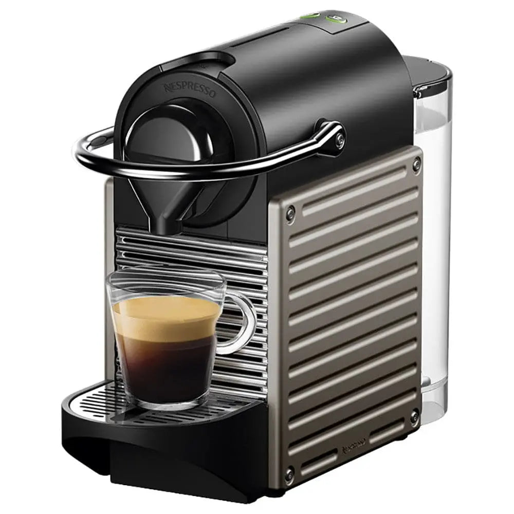 Nespresso - Pixie Electric C61 Titan Coffee Machine - Gray
