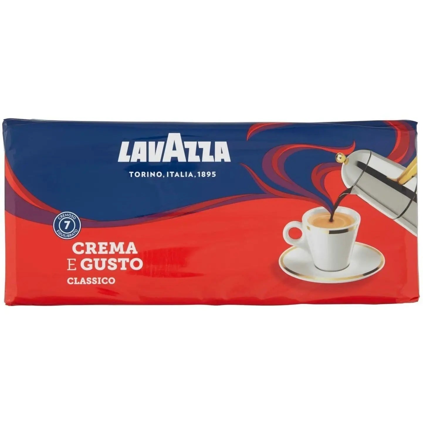 Order Lavazza - Crema e Gusto Classico Ground Coffee - 6 x 250g for LE 900.00 at Coffee & Cream, All your coffee needs in one place. Shop Coffee, Beans, Ground Coffee, Instant Coffee, Creamers, Coffee Machines, Blenders, and more. 50+ Brands Monin, Lavazz