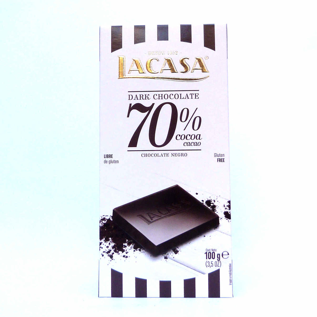 Lacasa - Dark Chocolate 70% Cocoa - 100g