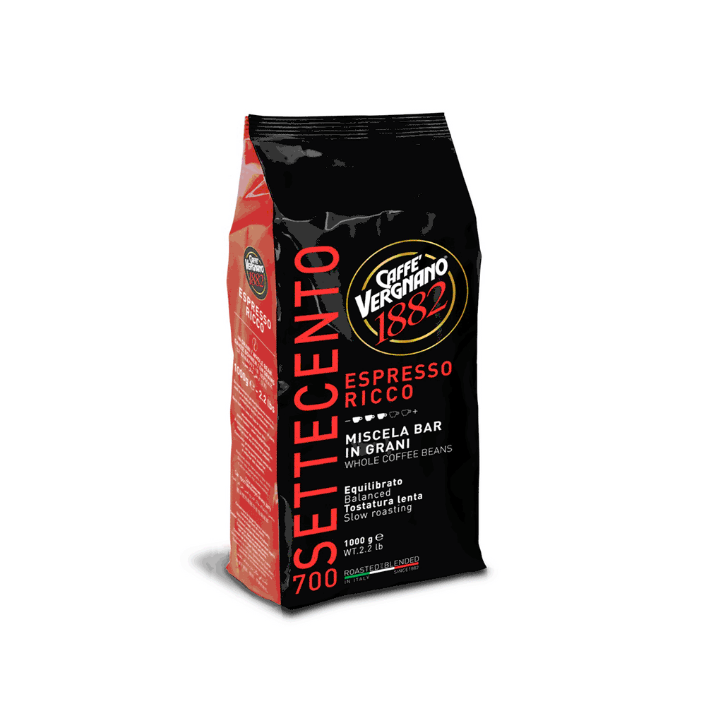 Order Caffè Vergnano - 700 Espresso Ricco -1kg for LE 1030.00 at Coffee & Cream, All your coffee needs in one place. Shop Coffee, Beans, Ground Coffee, Instant Coffee, Creamers, Coffee Machines, Blenders, and more. 50+ Brands Monin, Lavazza, Starbucks, Ne