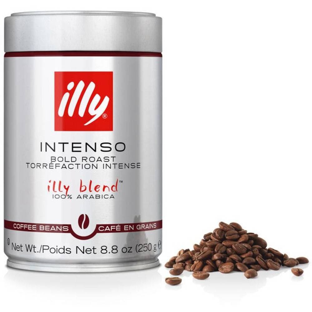 Order Illy - Intenso Bold Roast Beans - 250g for LE 240 at Coffee & Cream, All your coffee needs in one place. Shop Coffee, Beans, Ground Coffee, Instant Coffee, Creamers, Coffee Machines, Blenders, Coffee and more. 50+ Brands Monin, Lavazza, Starbucks, Nespresso, Arzum, and more. Become your own Baristaeg at home. Delivers All over Egypt. Online payments available, and get your fengany coffee delivered to your home. Product Description: illy Intenso Whole Bean Coffee, Dark Roast, Intense, Robust and Full F